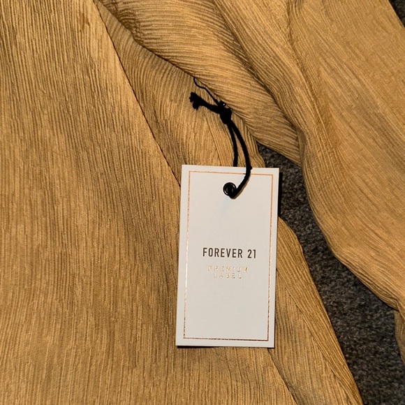 Forever 21 Women's Camel Double-Breasted Blazer - Picture 4 of 7